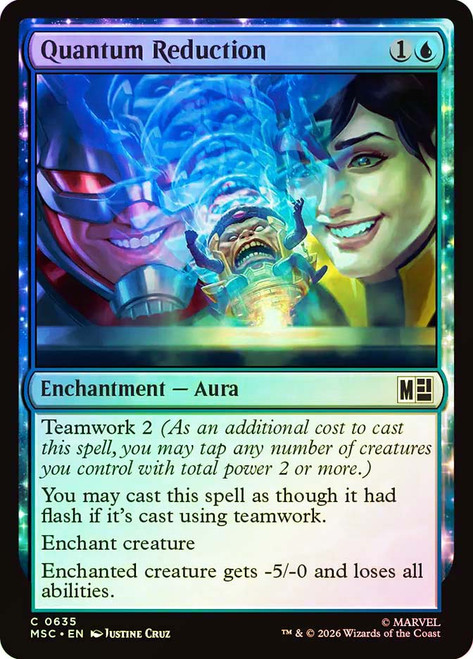 Quantum Reduction
Marvel Super Heroes Commander
Single
Magic: The Gathering