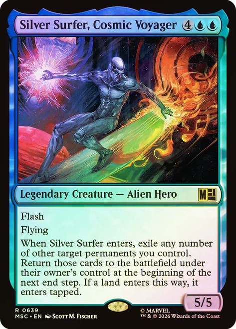 Silver Surfer, Cosmic Voyager | Marvel Super Heroes Commander