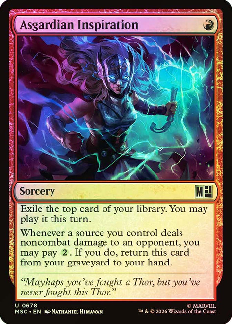 Asgardian Inspiration
Marvel Super Heroes Commander
Single
Magic: The Gathering