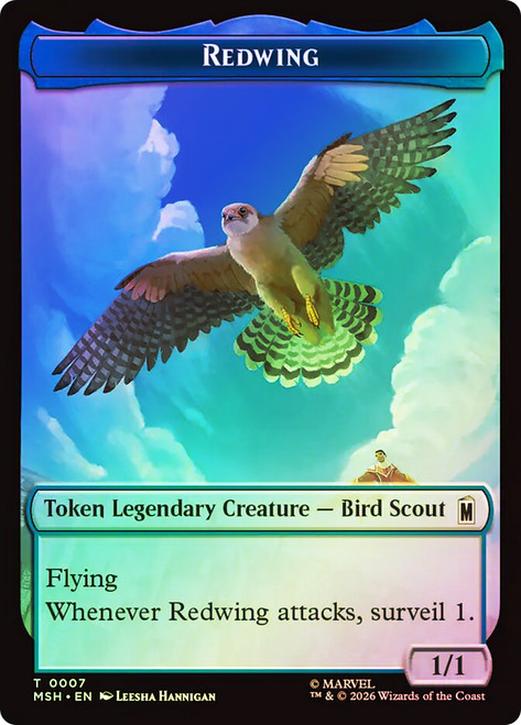 {Redwing Token} // {Zabu Token}
Marvel Super Heroes
Single
Magic: The Gathering