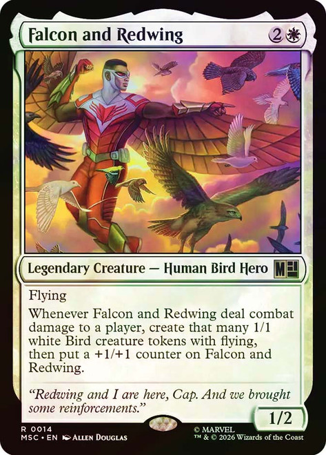 Falcon and Redwing
Marvel Super Heroes Commander
Single
Magic: The Gathering