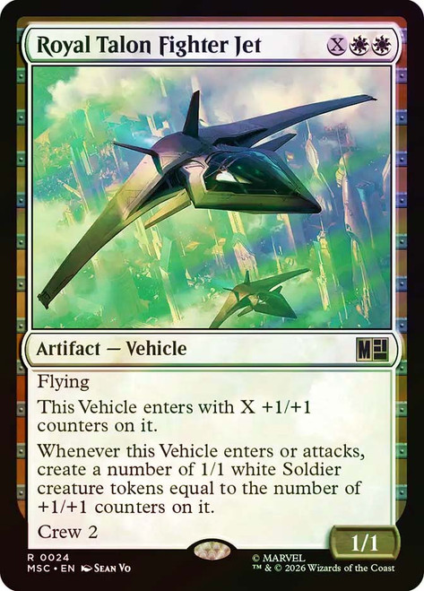 Royal Talon Fighter Jet
Marvel Super Heroes Commander
Single
Magic: The Gathering