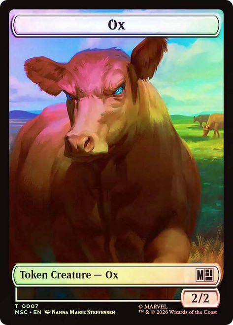 {Ox Token} // {Vibranium Token}
Marvel Super Heroes Commander
Single
Magic: The Gathering