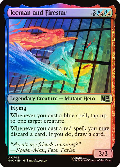 Iceman and Firestar
Marvel Super Heroes Commander
Single
Magic: The Gathering