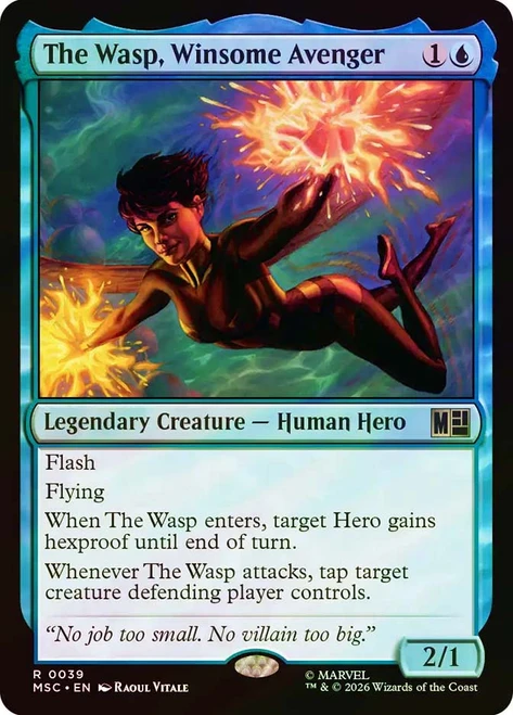 The Wasp, Winsome Avenger
Marvel Super Heroes Commander
Single
Magic: The Gathering