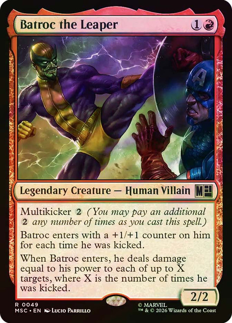 Batroc the Leaper
Marvel Super Heroes Commander
Single
Magic: The Gathering