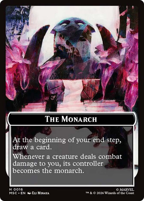 {The Monarch} // {Vibranium Token}
Marvel Super Heroes Commander
Single
Magic: The Gathering