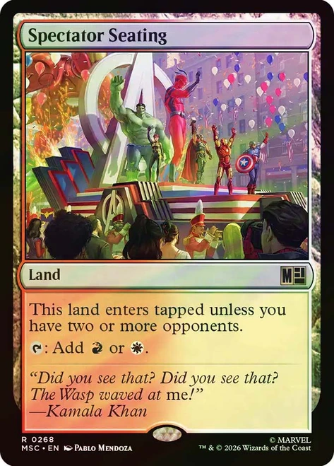 Spectator Seating
Marvel Super Heroes Commander
Single
Magic: The Gathering