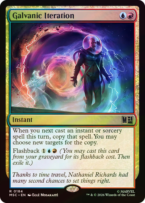 Galvanic Iteration
Marvel Super Heroes Commander
Single
Magic: The Gathering