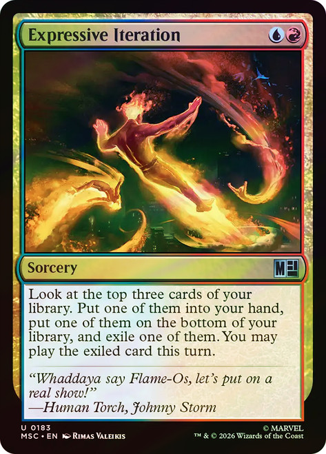 Expressive Iteration
Marvel Super Heroes Commander
Single
Magic: The Gathering