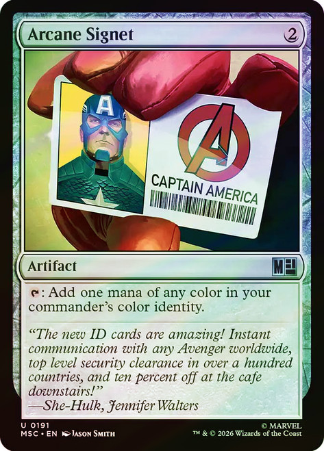 Arcane Signet
Marvel Super Heroes Commander
Single
Magic: The Gathering