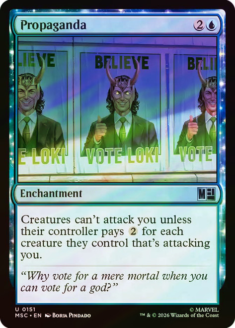 Propaganda
Marvel Super Heroes Commander
Single
Magic: The Gathering