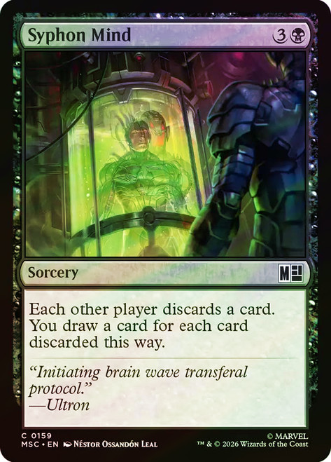 Syphon Mind
Marvel Super Heroes Commander
Single
Magic: The Gathering
