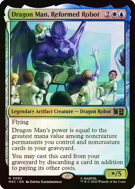 Dragon Man, Reformed Robot
Marvel Super Heroes Commander
Single
Magic: The Gathering