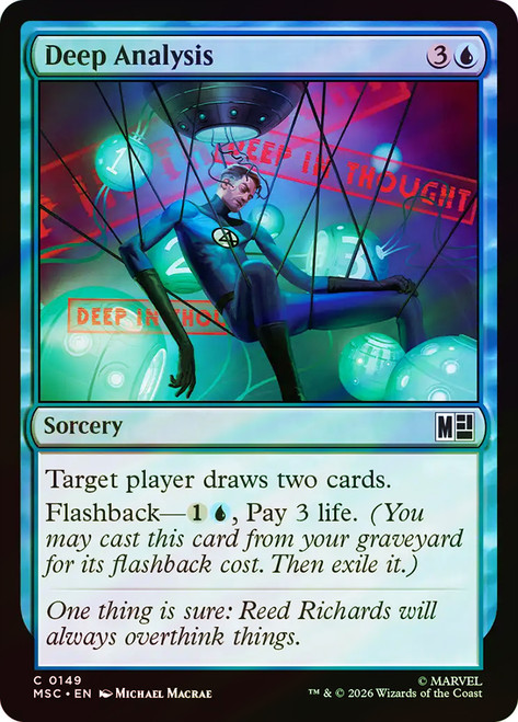 Deep Analysis
Marvel Super Heroes Commander
Single
Magic: The Gathering