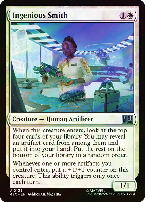 Ingenious Smith
Marvel Super Heroes Commander
Single
Magic: The Gathering