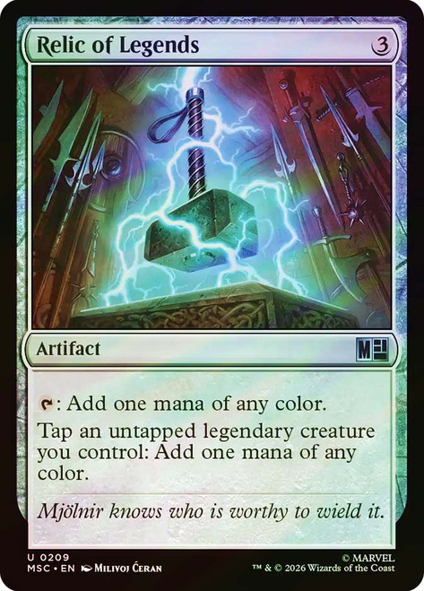 Relic of Legends
Marvel Super Heroes Commander
Single
Magic: The Gathering