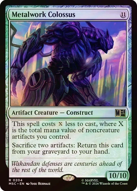 Metalwork Colossus
Marvel Super Heroes Commander
Single
Magic: The Gathering