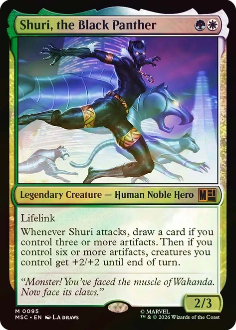 Shuri, the Black Panther
Marvel Super Heroes Commander
Single
Magic: The Gathering