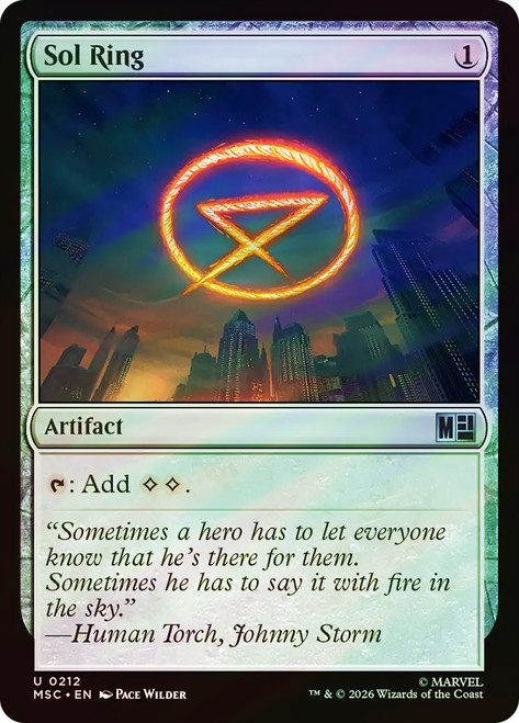 Sol Ring
Marvel Super Heroes Commander
Single
Magic: The Gathering