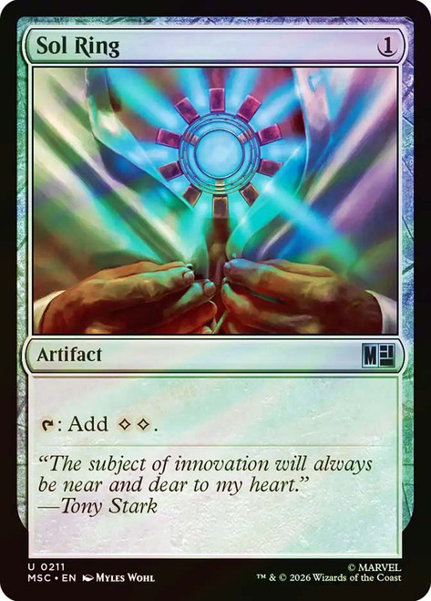 Sol Ring
Marvel Super Heroes Commander
Single
Magic: The Gathering