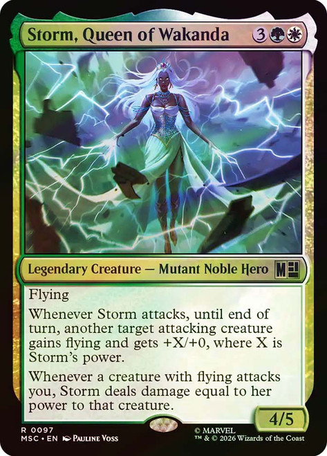Storm, Queen of Wakanda
Marvel Super Heroes Commander
Single
Magic: The Gathering