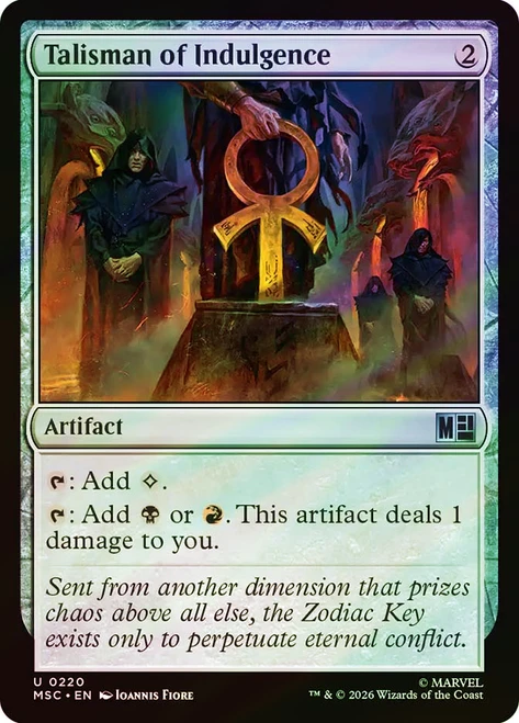 Talisman of Indulgence
Marvel Super Heroes Commander
Single
Magic: The Gathering