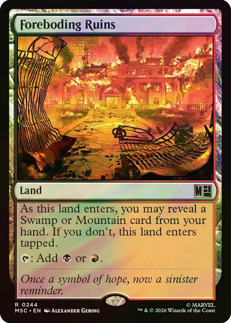 Foreboding Ruins
Marvel Super Heroes Commander
Single
Magic: The Gathering