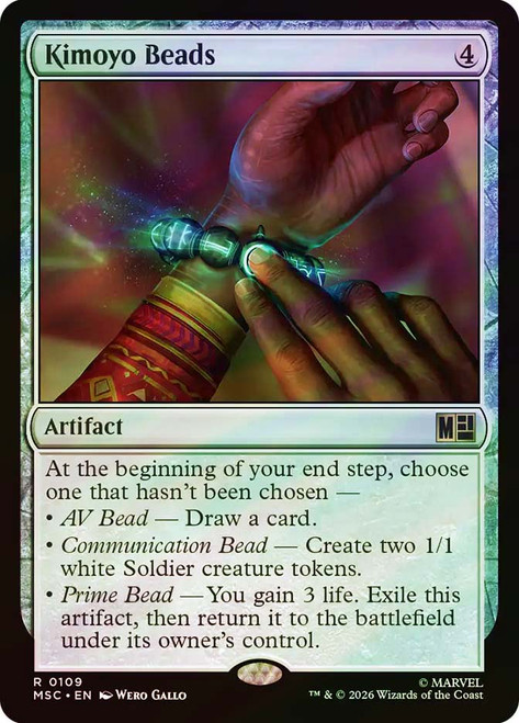 Kimoyo Beads
Marvel Super Heroes Commander
Single
Magic: The Gathering