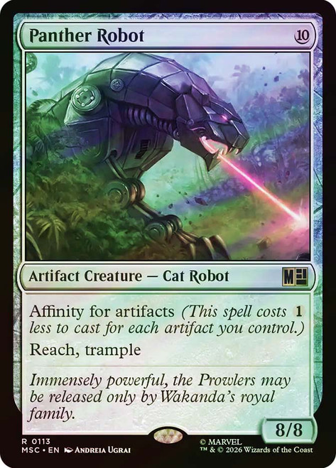 Panther Robot
Marvel Super Heroes Commander
Single
Magic: The Gathering