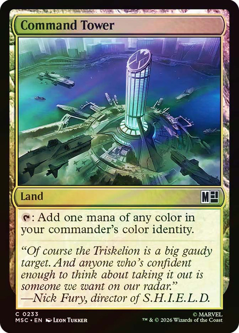 Command Tower
Marvel Super Heroes Commander
Single
Magic: The Gathering