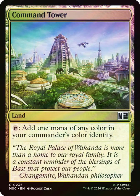 Command Tower
Marvel Super Heroes Commander
Single
Magic: The Gathering