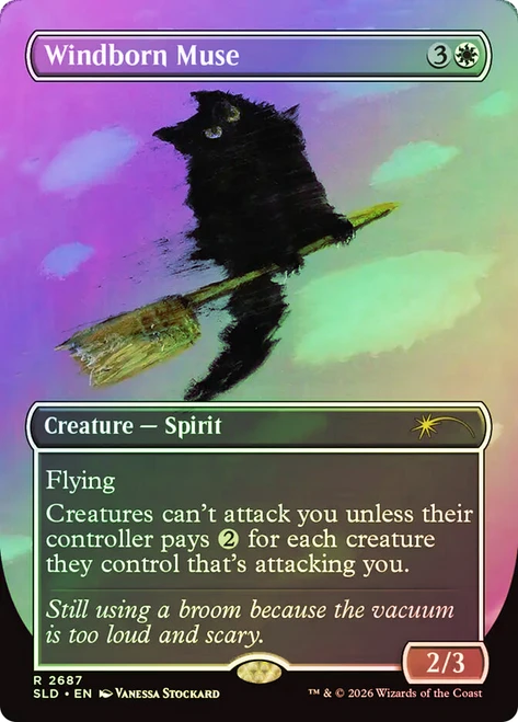 Windborn Muse (Kevin)
Secret Lair Drop
Single
Magic: The Gathering