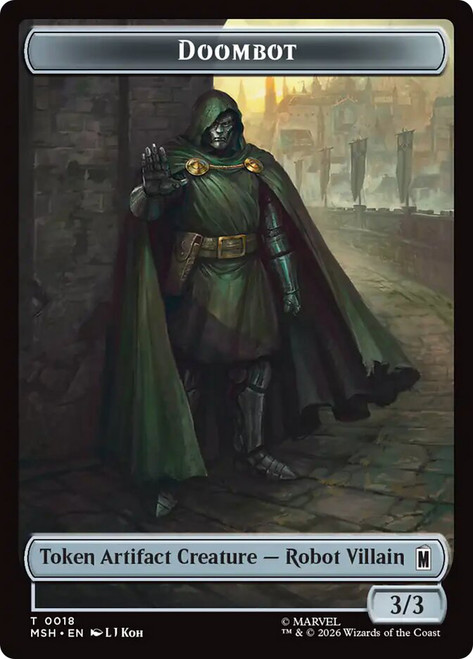 {Doombot Token} // {Merfolk Token}
Marvel Super Heroes
Single
Magic: The Gathering