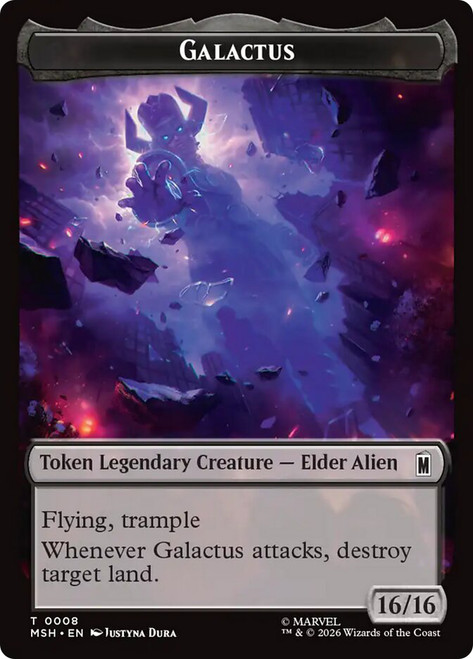 {Galactus Token} // {Squirrel Token}
Marvel Super Heroes
Single
Magic: The Gathering