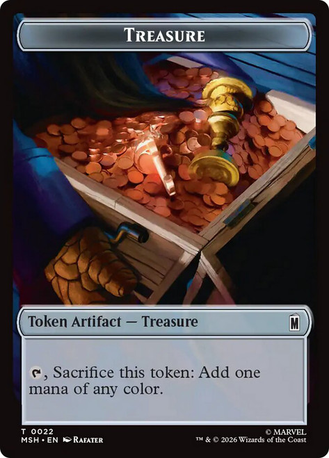 {Treasure Token} // {Villain Token}
Marvel Super Heroes
Single
Magic: The Gathering