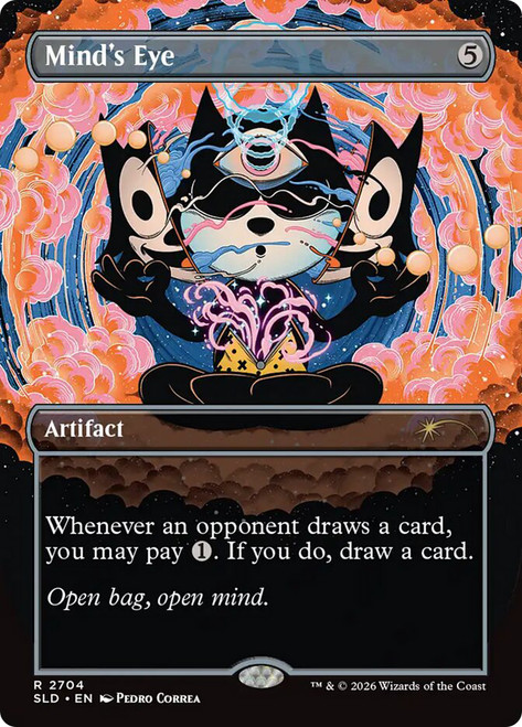 Mind's Eye (Felix the Cat)
Secret Lair Drop
Single
Magic: The Gathering