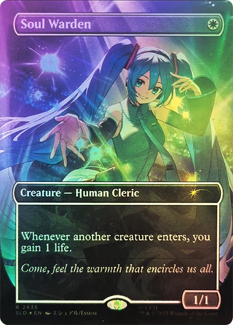 Soul Warden (Hatsune Miku) (#2435)
Secret Lair Drop
Single
Magic: The Gathering