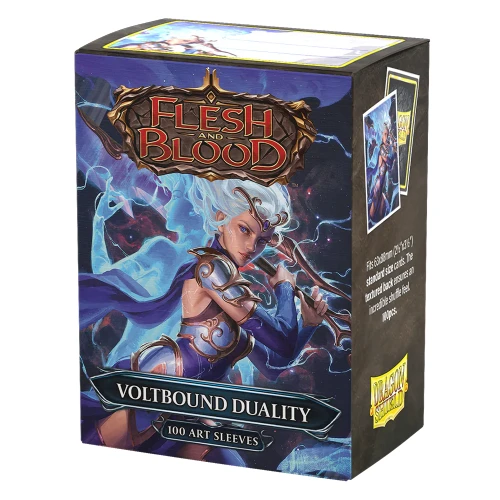Dragon Shield Flesh and Blood Sleeves - Matte Art - Voltbound Duality (100 ct.)
Gaming Supplies