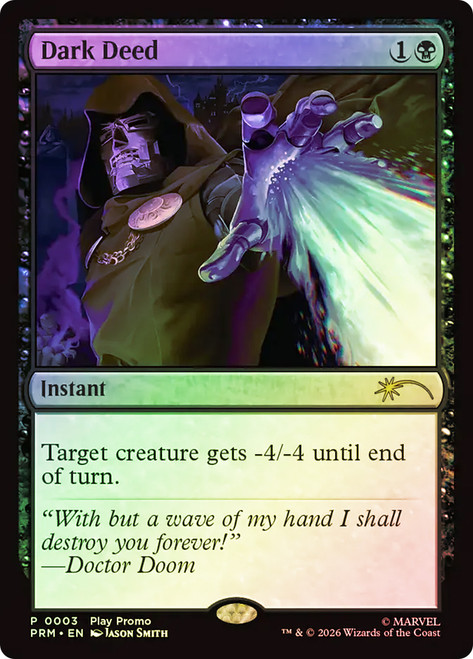 Dark Deed (Marvel) (Play Promo) | Promo | Star City Games