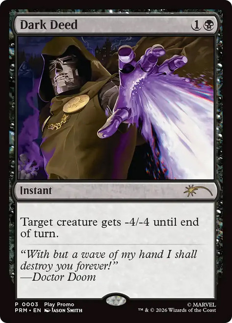 Dark Deed (Marvel) (Play Promo) | Promo | Star City Games