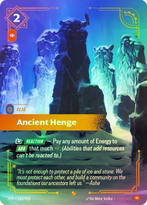 Ancient Henge
Spiritforged
Single
Riftbound: League of Legends TCG