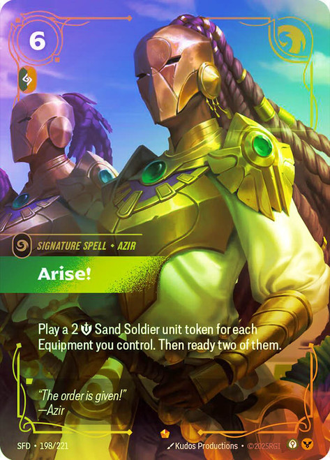 Arise!
Spiritforged
Single
Riftbound: League of Legends TCG