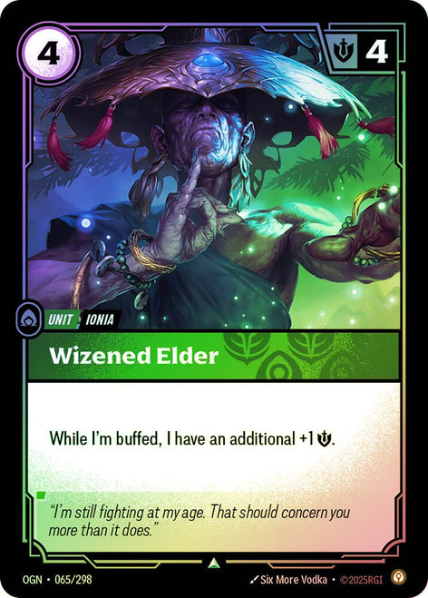 Wizened Elder
Origins
Single
Riftbound: League of Legends TCG
