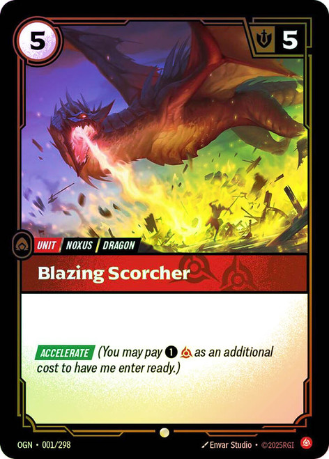 Blazing Scorcher
Origins
Single
Riftbound: League of Legends TCG
