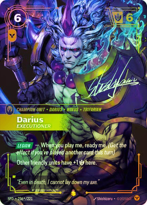 Draven - Glorious Executioner | Spiritforged | Star City Games