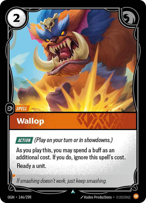 Wallop
Origins
Single
Riftbound: League of Legends TCG