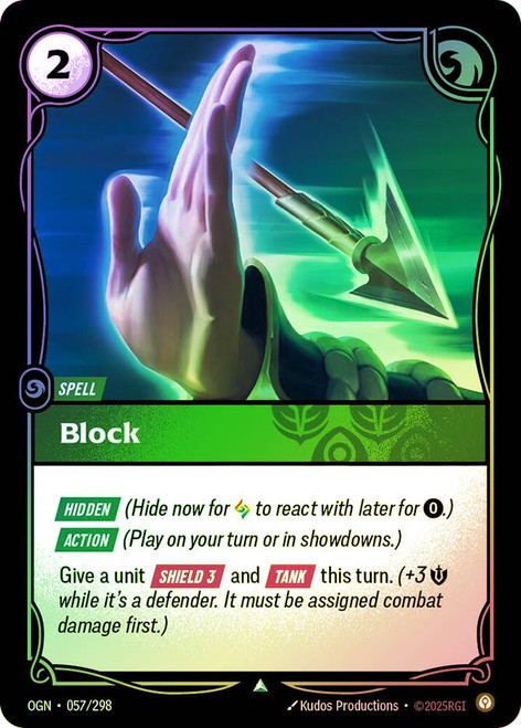 Block
Origins
Single
Riftbound: League of Legends TCG