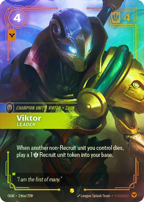 Viktor - Leader
Origins
Single
Riftbound: League of Legends TCG