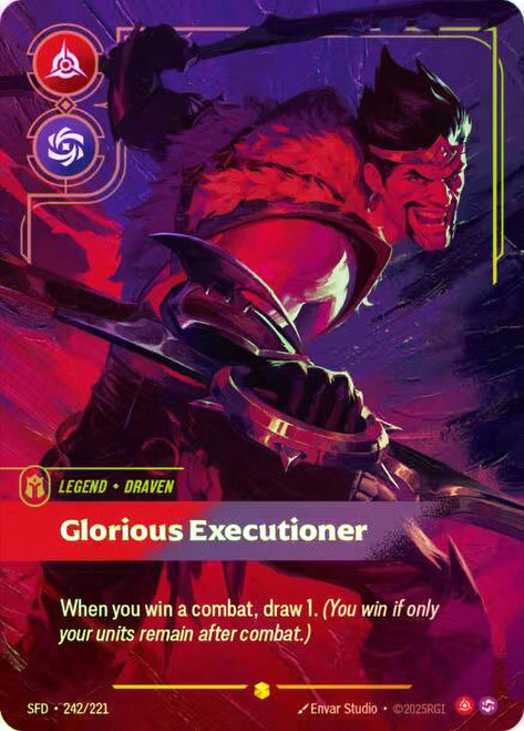 Draven - Glorious Executioner
Spiritforged
Single
Riftbound: League of Legends TCG
